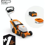 STIHL RMA 448 PV SET (Sekačka s pojezdem STIHL RMA 448 PV SET s akumulátorem STIHL AP 300 S a nabíječkou a STIHL AL 301. Vysoce výkonná akumulátorová zahradní sekačka elektrickým pohonem kol Vario )