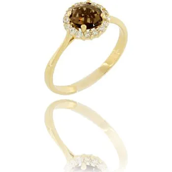 Prsten Prsten ze žlutého zlata ZÁHNĚDA