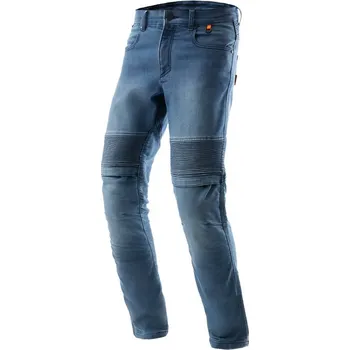 Moto kalhoty REBELHORN kalhoty jeans REVOLT washed blue - 38/34
