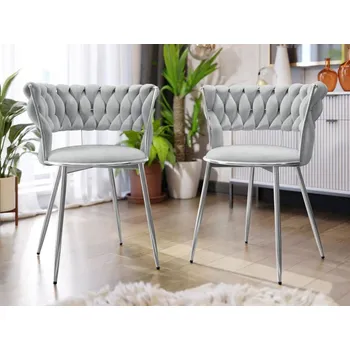 Set 2 ks židlí Archie DC-1141/CM, Barva potahu:: 82-šedá MIRJAN 5903211393983