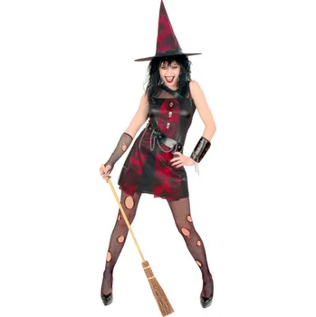 Karnevalový kostým Dámský kostým punková čarodějnice - M