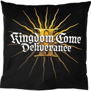 Polštář Polštář Kingdom Come: Deliverance II - Logo Sun Černá