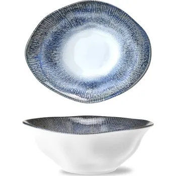 G.Benedikt 1882, Karlovy Vary Miska 17 cm Flamenco dekor Shell blue