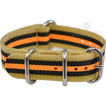 Řemínek na hodinky Nylonový Nato řemínek na hodinky 20 mm