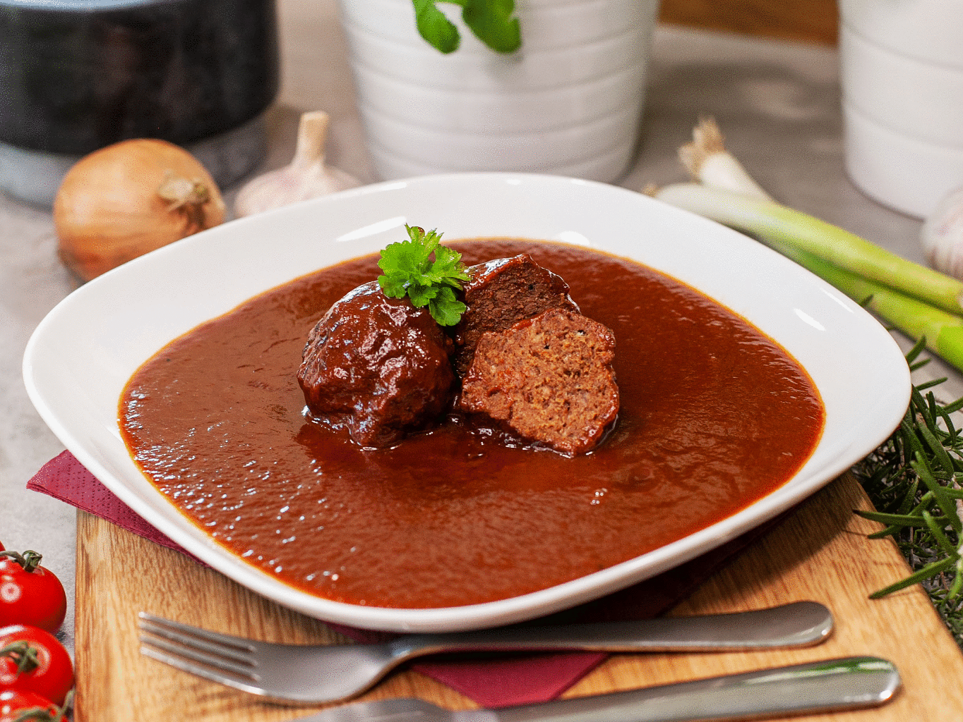 DOVAST Masové koule v rajské omáčce Velikost: Dvouporcové (800g)