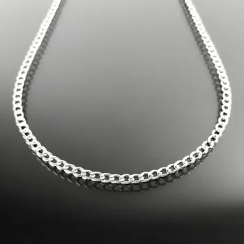 Řetízek Pánský ocelový řetízek pancer 0,4 cm č. 1287 - 55 cm