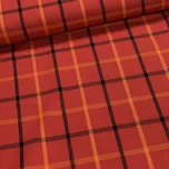 Potahové akrylové plátno červené káro…