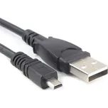 PremiumCord Kabel USB, A-B mini, 8pinů, 2m Sanyo, Panasonic LUMIX ku2m2d Černá