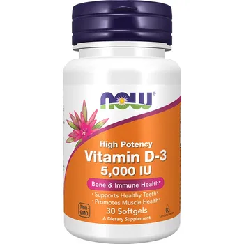 Fitness strava Now Foods Vitamin D-3 5,000 IU 30 softgels