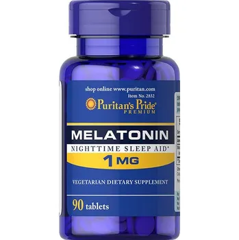 Fitness strava Puritan's Pride Melatonin na podporu spánku 1 mg 90 tablet