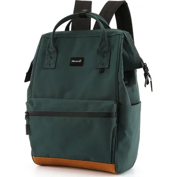 Městský batoh Dámský městský batoh v červené barvě s USB portem Barva: Tmavě Zelená