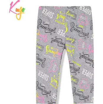 Dětské 3/4 legíny KUGO FV6736 šedé vel.140