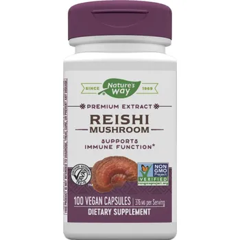 Fitness strava Nature's Way Reishi Mushroom 100 kapslí