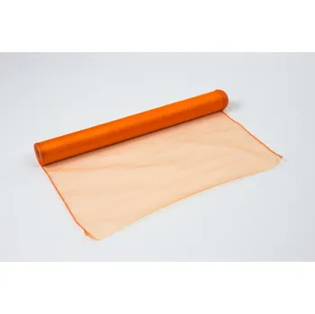 Paper Design Organza 40cm/10y obšitá oranžová