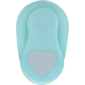 Dětské razítko dp Craft Raznice na papír a pěnovku vroubkované srdce 3,4×3,2cm