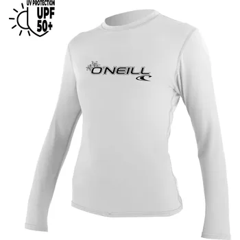 Wakeboard Lycra O'Neill Wms Basic Skins L/S Sun Shirt white L 2025 - Odesíláme do 24 hodin