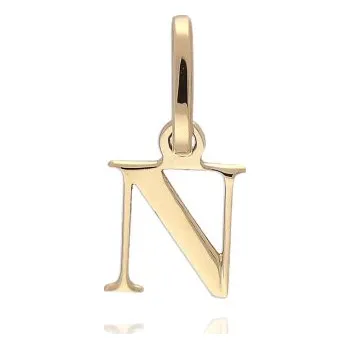 Přívěsek Přívěsek ze žlutého zlata PÍSMENO N