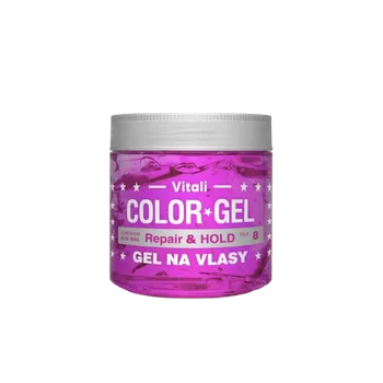 Stylingový přípravek Color gel na vlasy fialový Aloe Vera 390ml