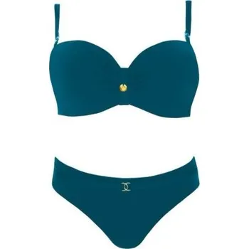 Dámské plavky Dvoudílné plavky Self Exclusive 2 Mořská zeleň 46D