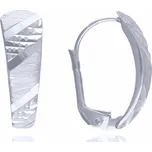 Náušnice z bílého zlata