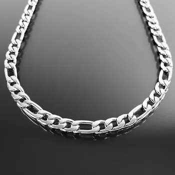 Řetízek Pánský ocelový řetízek figaro 0,8 cm č. 1279 - 60 cm