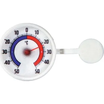 Domácí teploměr teploměr d 7,3cm okenní, kul.samolep.
