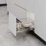 Wireli Plně výsuvný rosť ALIANCE s tlumením / Lesklý chrom 400 mm