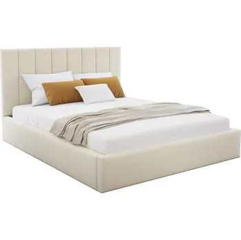 Postel Čalouněná postel COLORADO 120x200 s kovovým zdvižným roštem KRÉMOVÁ Paris