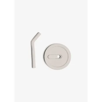 Citron Silikonové víčko na hrneček s brčkem - Grey