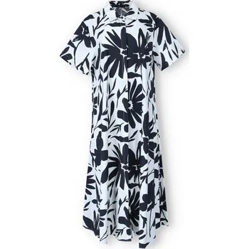 Dámské šaty Košilové šaty květ MY-2068L barva: bílá