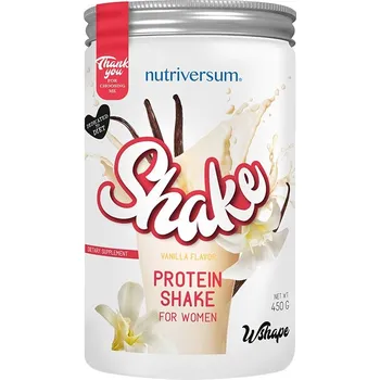 Fitness strava Nutriversum Shake - WSHAPE (NEW) 450 g Příchuť: vanilka