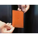 Kožená ID peněženka hnědá