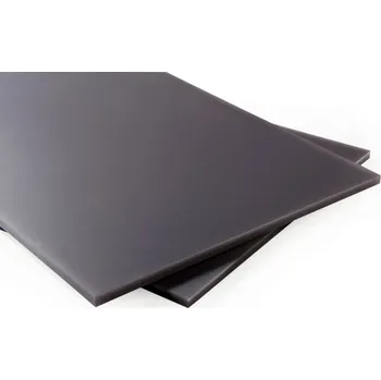Stavební materiál Polyvantis Plexisklo šedé satinované 6mm 0,5 x 1,5 m