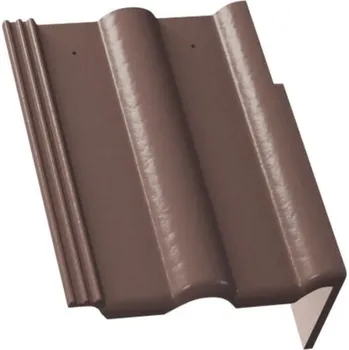 Střešní krytina Taška KM BETA Beta krajní P SPÚ Briliant – hnědá