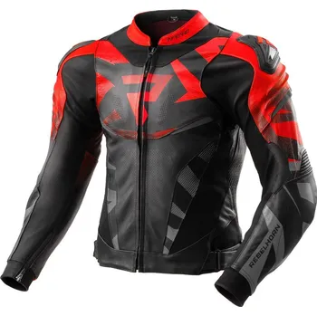 Moto bunda REBELHORN bunda INFERNO black/fluo red - 54