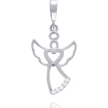 Přívěsek Přívěsek z bílého zlata ANDĚL