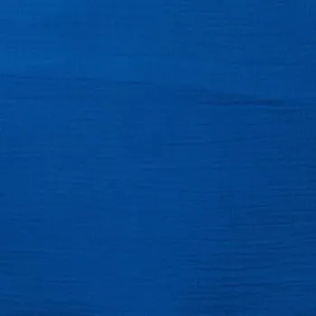 Mušelín Královská modrá (E) (Kvalitní vzorovaný mušelín)