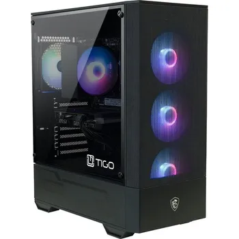 Stolní počítač TIGO Gamer Pro R5-5500, RTX 5060 Ti - 1TB 32GB BEZ OS Černá