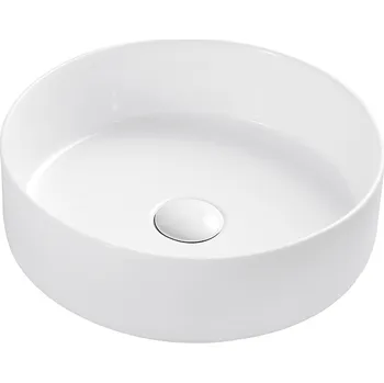Umyvadlo Hydroland Keramické umyvadlo na desku Bella ø35,5 cm, bílé