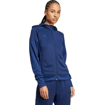 Dámská mikina Dámská pohodlná mikina Adidas Tiro 25 Travel FZ modrá