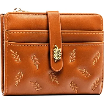 Peněženka Prodloužená dámská peněženka z ekologické kůže Barva: Hnědá