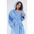 Dámský župan Vienetta Dámský župan dlouhý s kapucí Modrásek modrý, L
