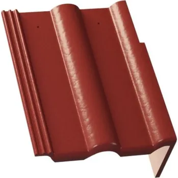 Střešní krytina Taška KM BETA Beta krajní P SPÚ Briliant – višňová