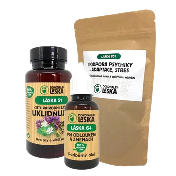 Zvýhodnění set - separační úzkost - L64 + L51 + B51, Velikost: M