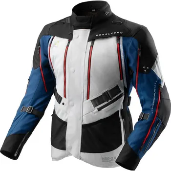 Moto bunda REBELHORN bunda HARDY 3.0 blue/grey/red - XL