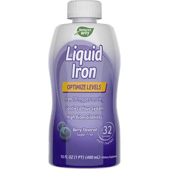 Fitness strava Nature's Way Liquid Iron 480 ml Příchuť: bobule