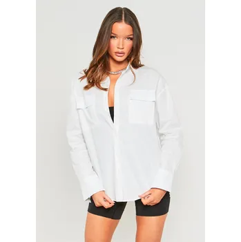 Dámská košile Košile Missy Empire White 1113154 8 (XS)