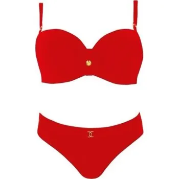 Dámské plavky Dvoudílné plavky Self Exclusive 2 Červená 40F