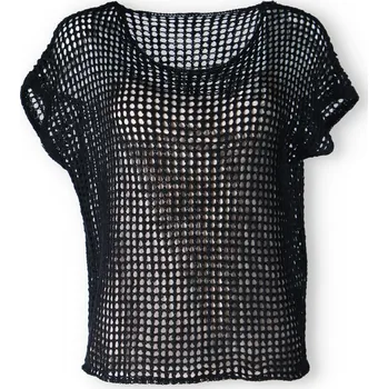 Dámská halenka Přízová vesta SEVENDAY 198 barva: černá