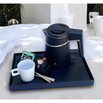 Caretrade Podnos plastový 38x25x3 cm matný, černý